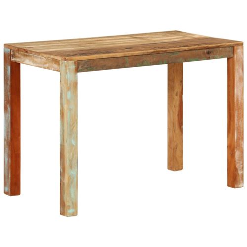 Non Communiqué Bois Vidaxl Table De Salle À Manger 110X55x76cm Massif De Récupération