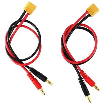 Adaptateur XT60 Mâle Vers JST BEC Femelle – Haute Tension Doré 15 Cm 20 AWG, Connecteur Modélisme Pour Batterie LiPo