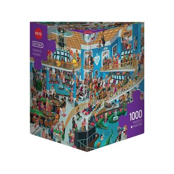 Heye - PUZZLE 1000 pièces - CHAOTIC CASINO - 1
