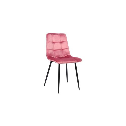 Chaise clp interieur non empilable non pliable en metal H. 88 cm rose