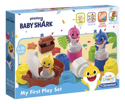 Clementoni Soft Clemmy Baby Shark Mon premier set de jeu
