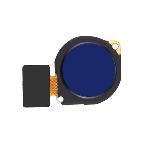 Bouton Home pour Huawei Honor 8A de Remplacement avec Nappe de connexion Bleu Clappio