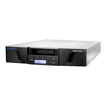 Quantum SuperLoader 3 with (Model C) drive(s) - Chargeur automatique de bande - 144 To / 360 To - logements : 8 - LTO Ultrium (18 To / 45 To) - Ultrium 9 - SAS-3 - rack-montable - 2U - lecteur de codes barres, chiffrement - 1