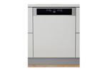 Whirlpool WBO 3T341 PX - Lave-vaisselle - intégrable - Niche - largeur : 60 cm - profondeur : 56 cm - hauteur : 82 cm - acier inoxydable