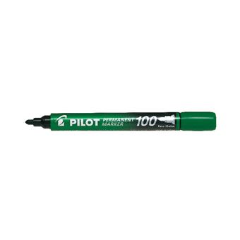 PILOT Marqueur permanent 100, pointe ogive, vert - 1