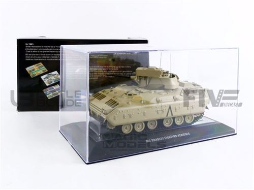 Voiture Miniature de Collection SOLIDO 1-48 - FMC CORPORATION M2 Bradley - 1991 - Desert Camo - 4800403
