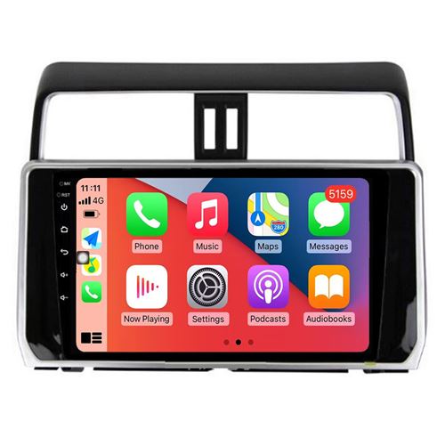 Autoradio Multimédia RoverOne CarPlay Android Auto GPS pour Toyota Land Cruiser Prado 150 2017 - 2018