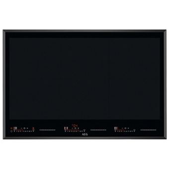 AEG TotalFlex IKE86683FB - Table de cuisson à induction - 6 plaques de cuisson - Niche - largeur : 75 cm - profondeur : 49 cm - noir - avec bord biseauté