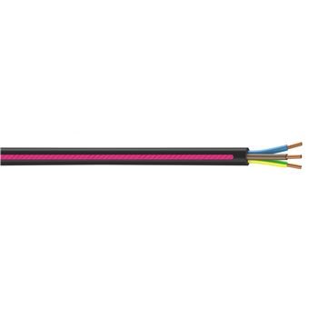 Debflex 511313 Cavo Elettrico U1000R2-V 3G2.5 - Bobina 5 Metri, Rigido, Per Impianti 230V Interni/Esterni, Colore Nero - 3
