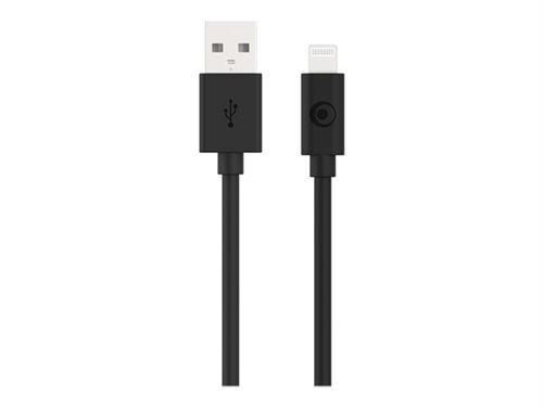 Bigben Connected - Câble Lightning - USB mâle pour Lightning mâle - 2 m - noir - pour Apple iPad/iPhone/iPod (Lightning)