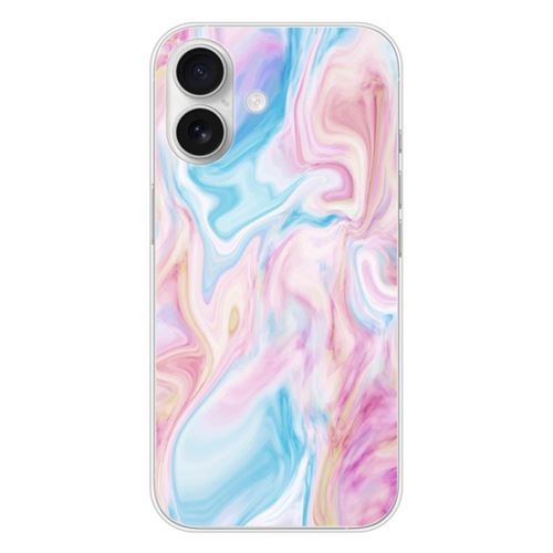 Coque en silicone imprimée compatible Apple iPhone 16 Soap