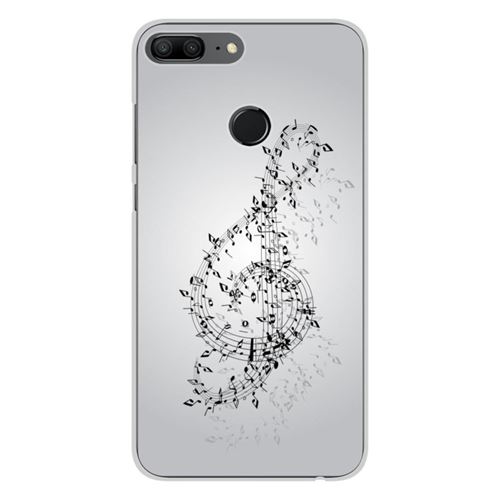 Coque en silicone imprimée compatible Huawei Honor 9 Lite Valse des notes