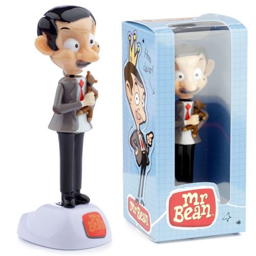 Figurine Solaire - Mr Bean et son Ourson 15 cm - Figurine de