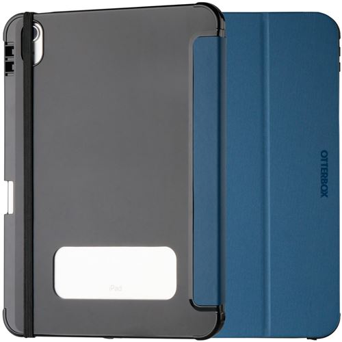 OtterBox - React Series - Étui à rabat pour tablette - Apple iPad 10.9-pouces 10e génération - Noir et Bleu - Image 2