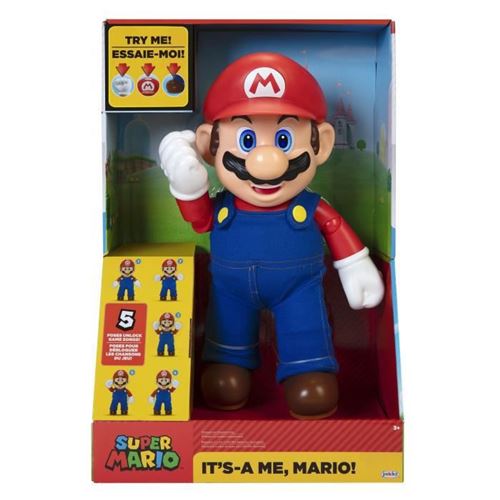 Non Communiqué Mariobros Figurine Mario Sonore Its A Me - 30 Cm