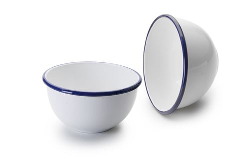 Ibili - Bol - Émail - 20 cm - Blanc - Image 2