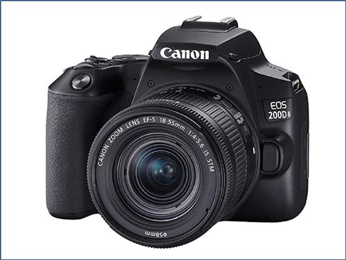 Canon Eos 200D Ii Kit 18-55Mm Is Stm Noir