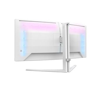 Philips Evnia 5000 34M2C5501A - Écran LED - jeux - incurvé - 34" - 3440 x 1400 WQHD @ 180 Hz - Fast VA - 300 cd/m² - 4000:1 - DisplayHDR 400 - 0.5 ms - 2xHDMI, DisplayPort - haut-parleurs - blanc