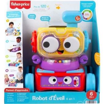 Jeu d’éveil Fisher Price Jo le Robot 4 en 1