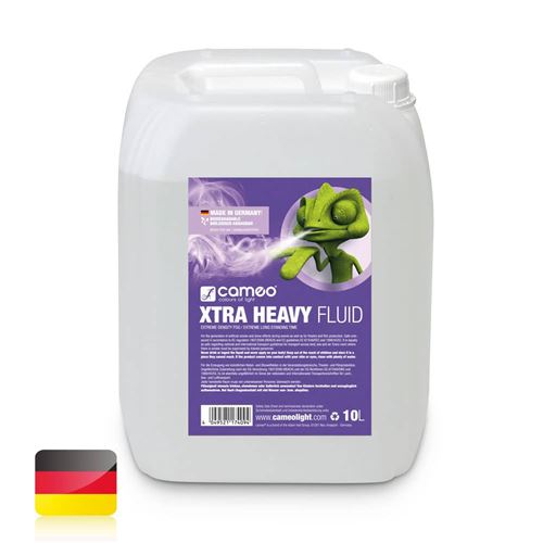 Non Communiqué Cameo Xtra Heavy Fluid 10L - Liquide Pour Machines Fume Forte Densit Et Tenue Extrmement Longue - 1 Liquide À Fumée