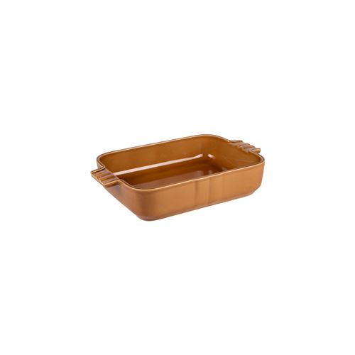 Non Communiqué Marron Plat Cognac Lourmarin 23X16 Cm - Table Passion - Grès