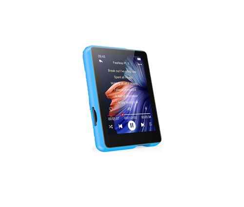 Lecteur MP3 de 2,4 pouce 32 go Bluetooth 5.0 bleu AQ0920 VENDOS85