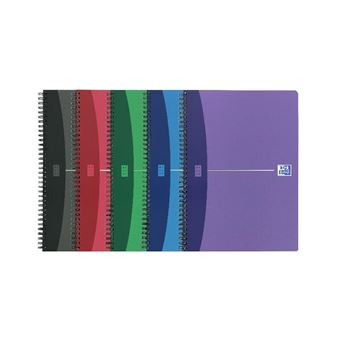 Raccoglitore Ad Anelli A4 Oxford - 40 Tascine Trasparenti, Nero Opaco - Foto 6