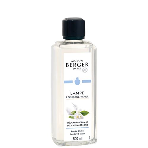 MAISON BERGER - Recharge lampe Berger Délicat Musc Blanc 500ml