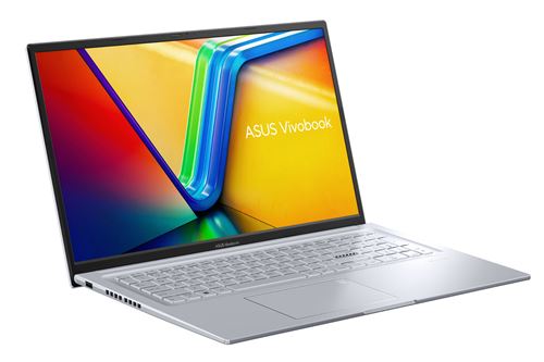 Asus Vivobook 17X N3704Ya-Bx148W - Conception De Charnière À 180 Degrés - Amd Ryzen 5 - 7430U / Jusqu'À 4.3 Ghz - Win 11 Home - Radeon Graphics - 16 Go Ram - 512 Go SSD Nvme - 17.3" 1600 X 900 (Hd+) - Wi-Fi 5 - Argent Cool