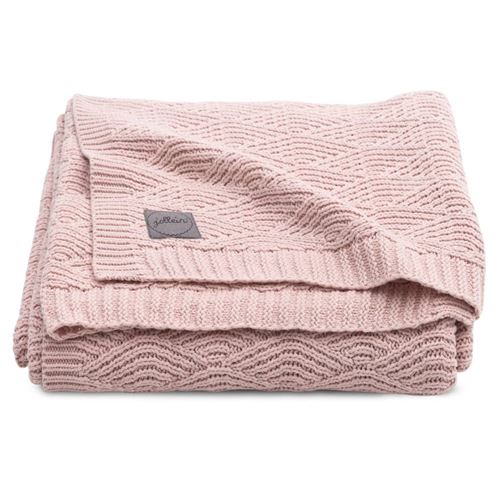 Jollein Couverture River Knit 75x100 cm Rose pâle