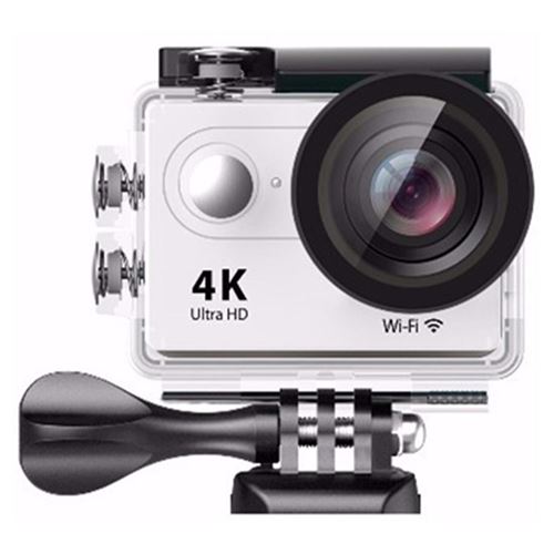Non Communiqué Noir Caméra Sport 4 K Ultra Hd 12 Mp Lcd 2 Pouces Wifi 170 Degrés Étanche Yonis