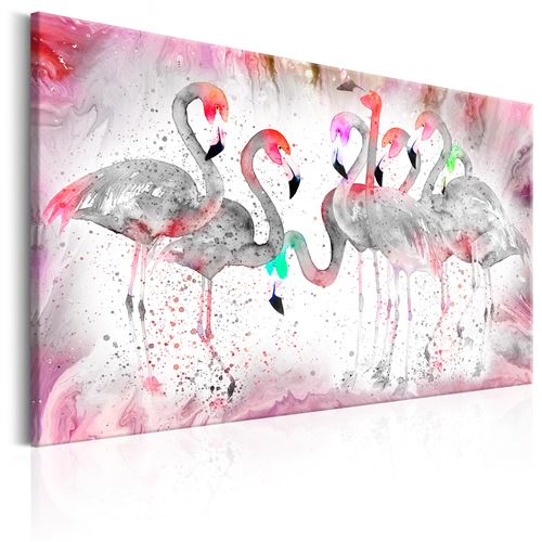 Tableau - Flamingoes Family - Artgeist - 120x80