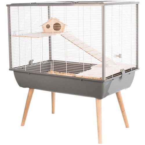 Zolux - Cage Neo silta pour petits rongeurs 58 cm gris