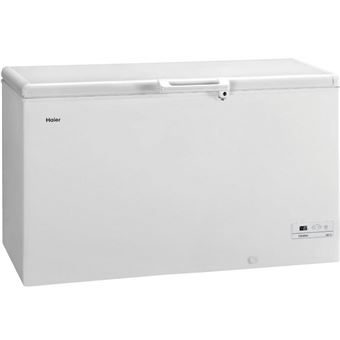 Haier HCE429F - Coffre - pose libre - largeur : 141 cm - profondeur : 74.5 cm - hauteur : 84.5 cm - 413 litres - classe F - blanc