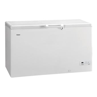 Haier HCE429F - Coffre - pose libre - largeur : 141 cm - profondeur : 74.5 cm - hauteur : 84.5 cm - 413 litres - classe F - blanc