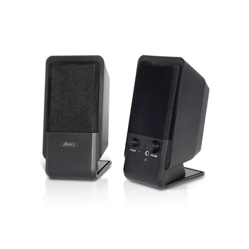 Suza Noir International Soundphonic 2.0 - Haut-Parleurs - Pour Pc - 4 Watt (Totale)