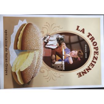 La Tropezienne Saint-Tropez 50x70 cm AFFICHE POSTER