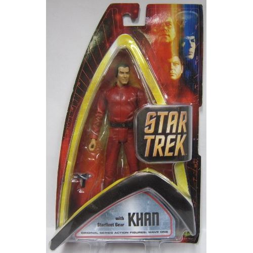 Star Trek Artasylum Khan Kahn avec figurine de collection Diamond Comics de Starfleet Gear