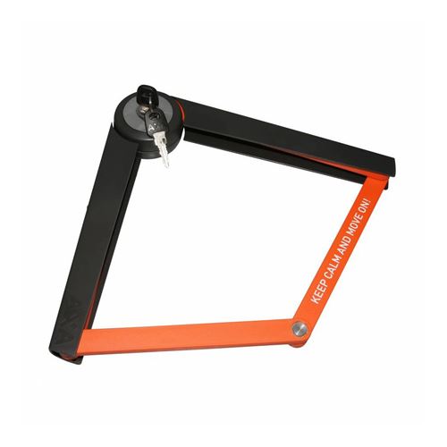 Antivol velo pliable axa toucan 80 type couteau a cle l 80cm noir