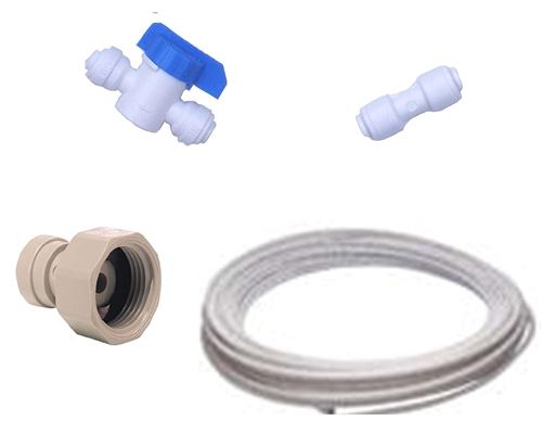 Kit de Raccordement Frigo Américain pour toutes marques de réfrigérateurs américains (raccords + tuyau)