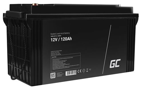 Green Cell AGM Batterie au plomb 12V 120Ah