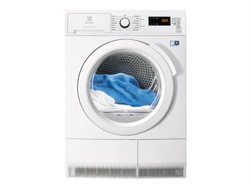 Electrolux SimpliCare EDH4074GOW - Sèche-linge - indépendant - largeur : 59.6 cm - profondeur : 63.8 cm - hauteur : 85 cm - chargement frontal - blanc