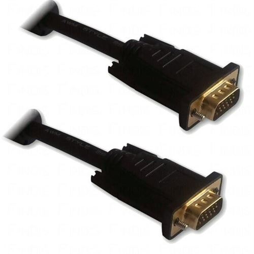 Générique Hd15 M/M 15Br.3 Coax Black/Gold Longueur 10 M Lineaire - Xpchd166h - Image 3