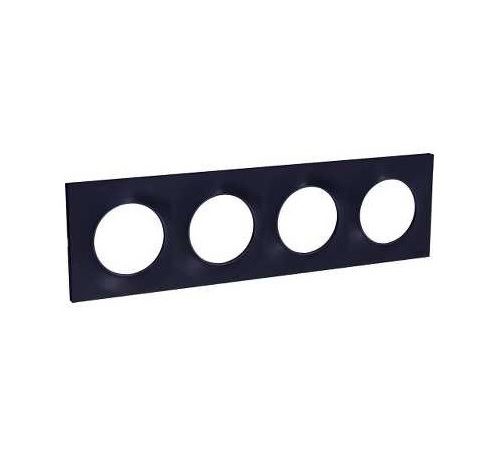 Plaque Odace Styl - Anthracite - Quadruple