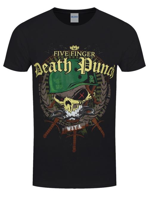 Five Finger Death Punch T-Shirt Warhead Homme Noir - Taille XL