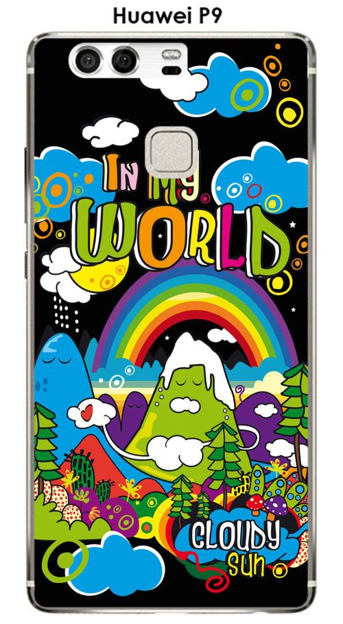 Coque Huawei P9 design my-world