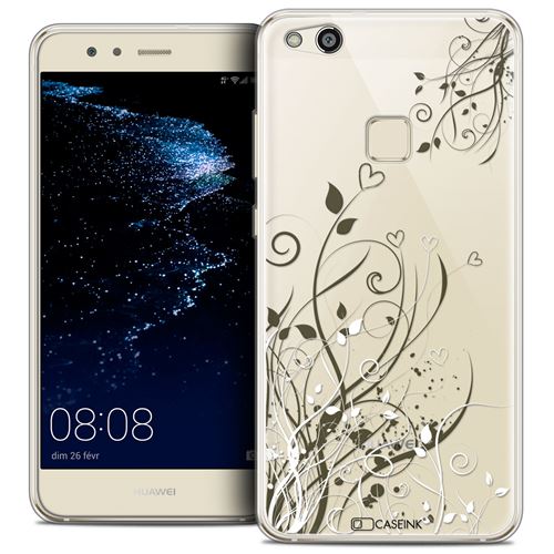 Coque Crystal Gel Huawei P10 LITE (5.2 ) Extra Fine Love - Hearts Flowers