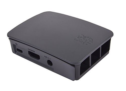 Raspberry Pi RPI3CASE-BG - Boîtier PC Étui pour Modèle B Noir/Gris