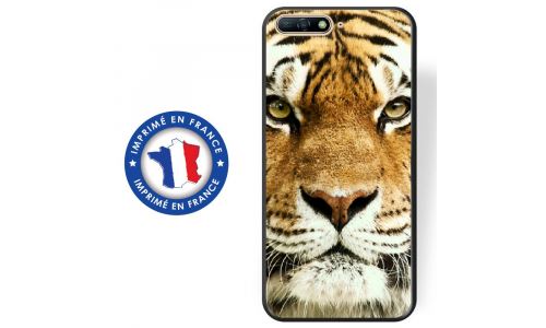 Coque souple pour Huawei Y6 (2018) avec impression Motifs tête de tigre