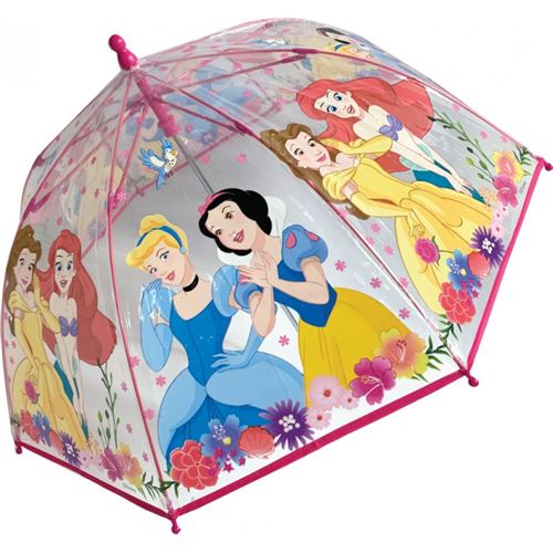 Disney parapluie pour enfants Princess girls 45 cm transparent/rose